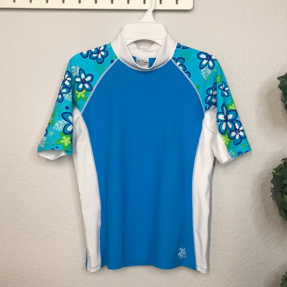 Tuga Kids Rash Guard | Turquoise | 11/12 - Picture 9 of 9